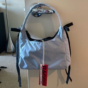 Sandy Liang x Baggu powder blue shoulder bag